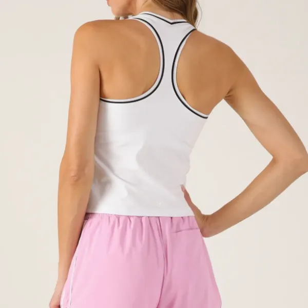 Skimmer Notch Neck Tank Top
