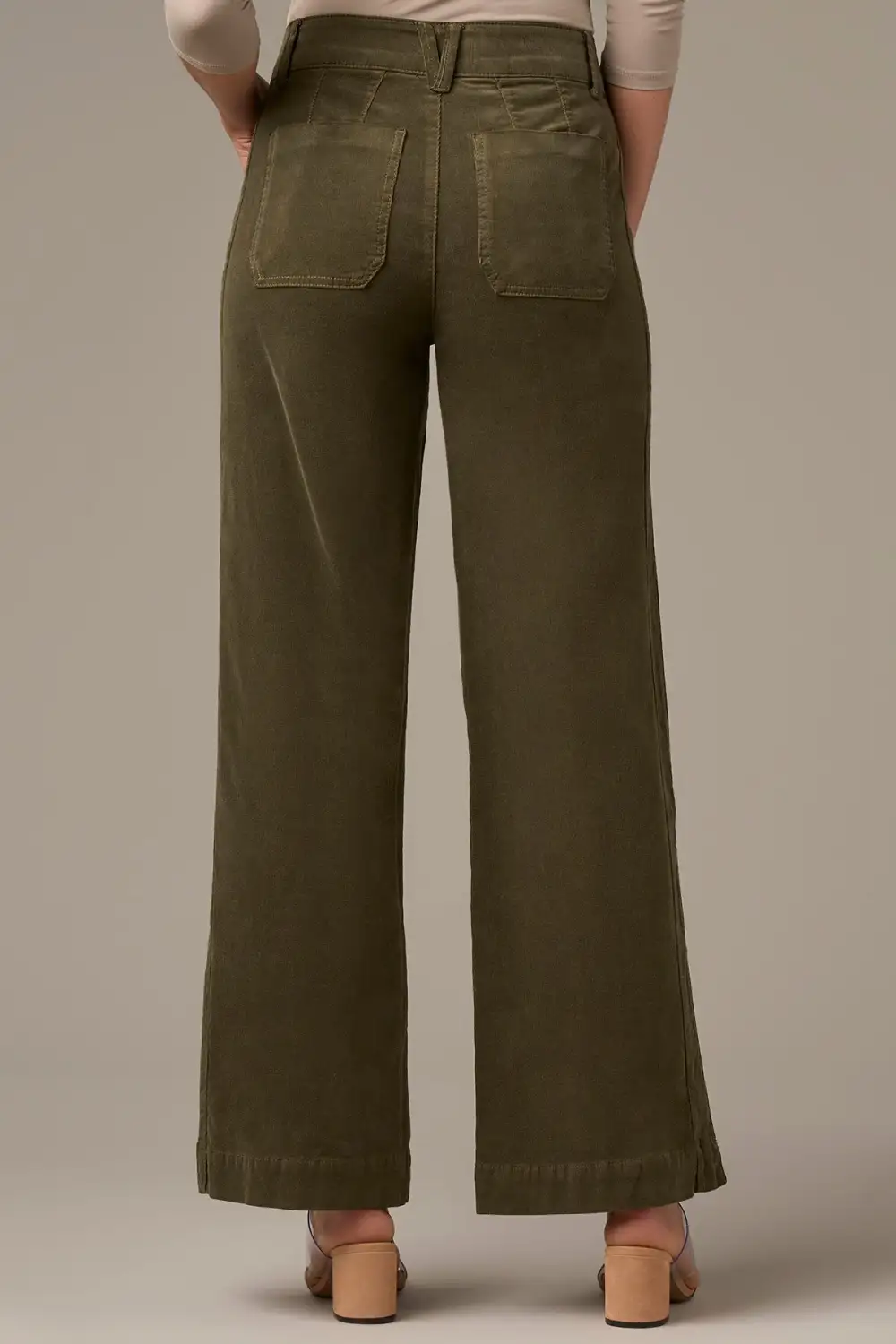 High Rise  Wide Leg Pants