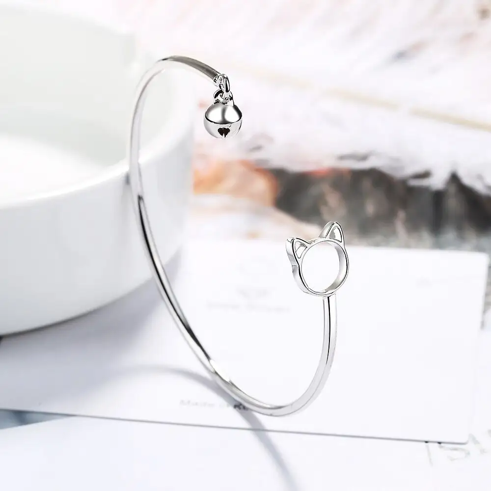 Cat Bell Bangle