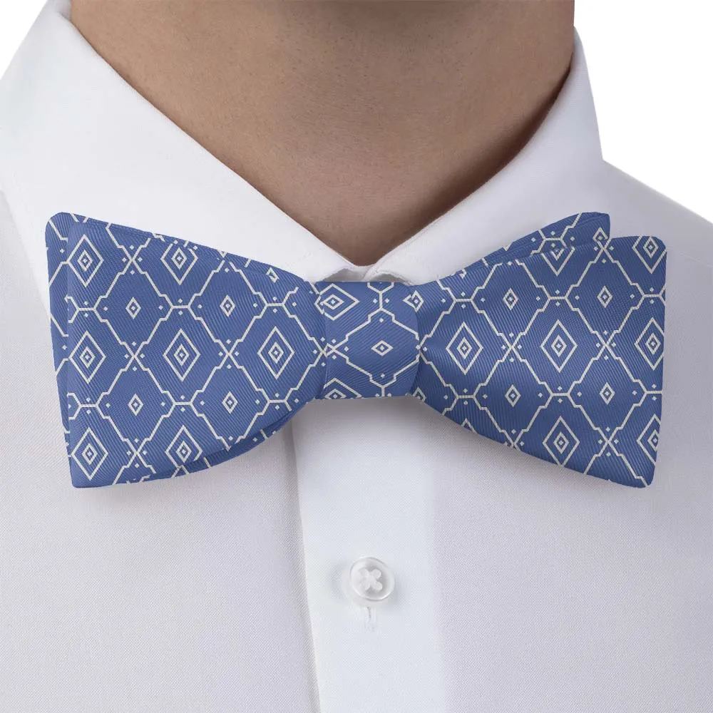 Ceramic Geometric Motif Bow Tie