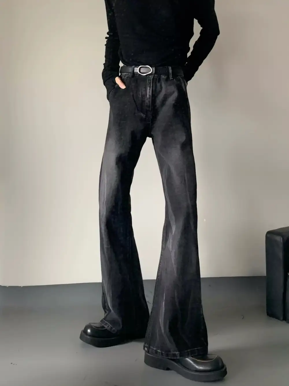 Obsidian Fade Flare Jeans