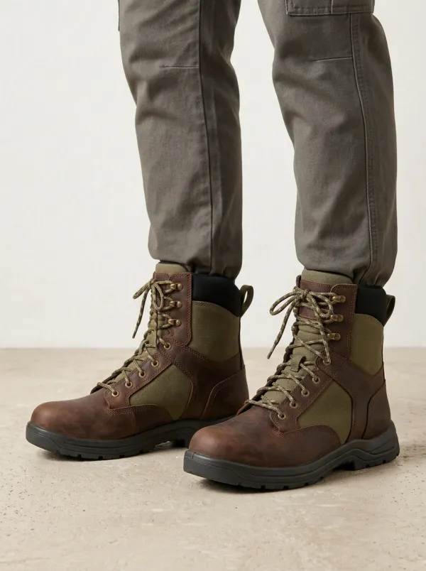 Men's Tactical Work Boots Canvas