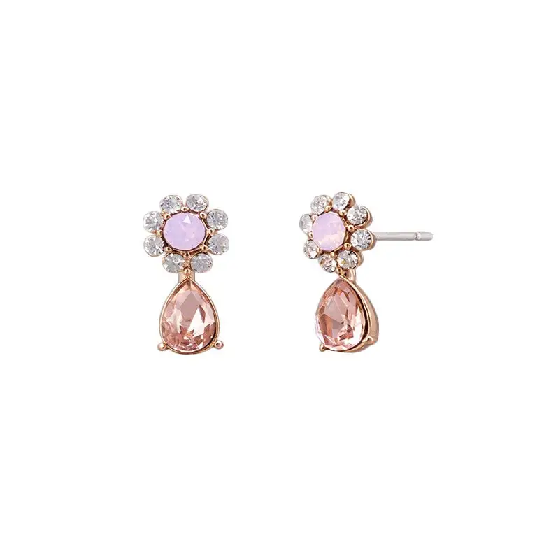 Stud Earrings Rose Quartz