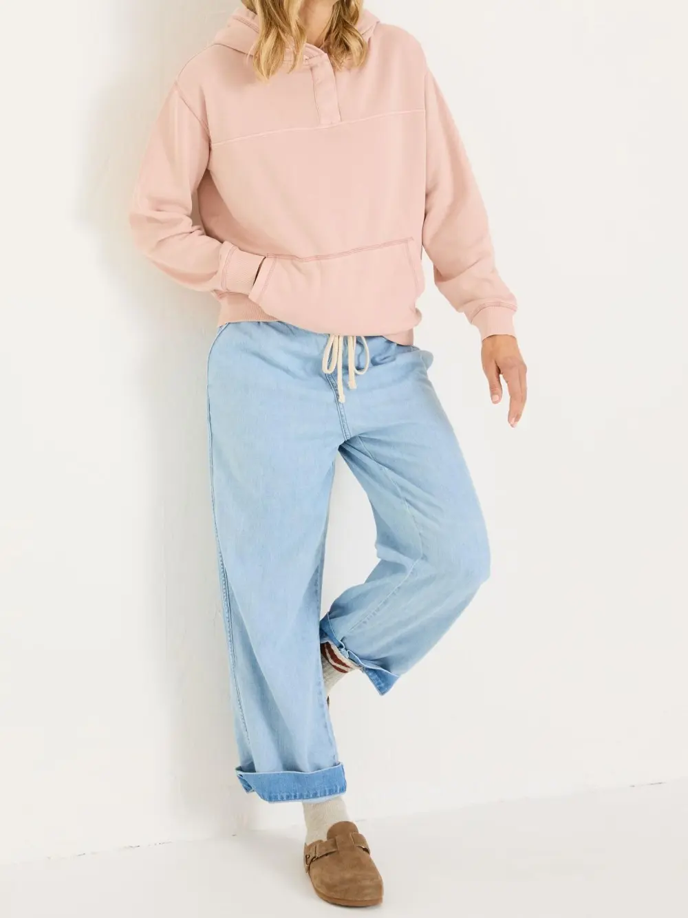 Pink Bex Overhead 100% Cotton Hoodie