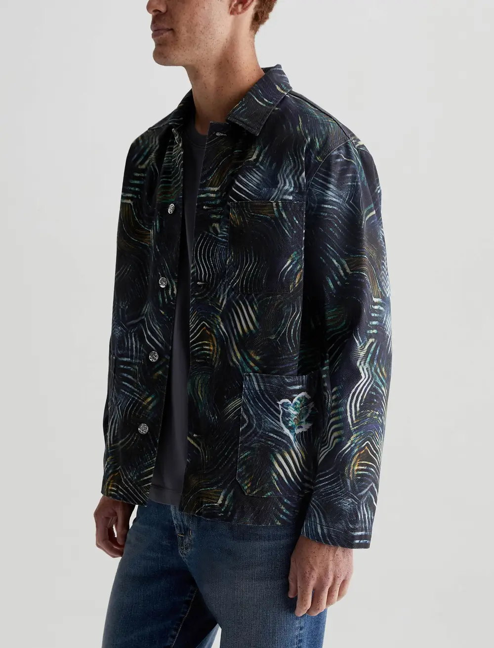 Men's Loose Fit Stretch Chore Jacket