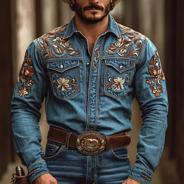 Clean Cut Embroidered Shirt