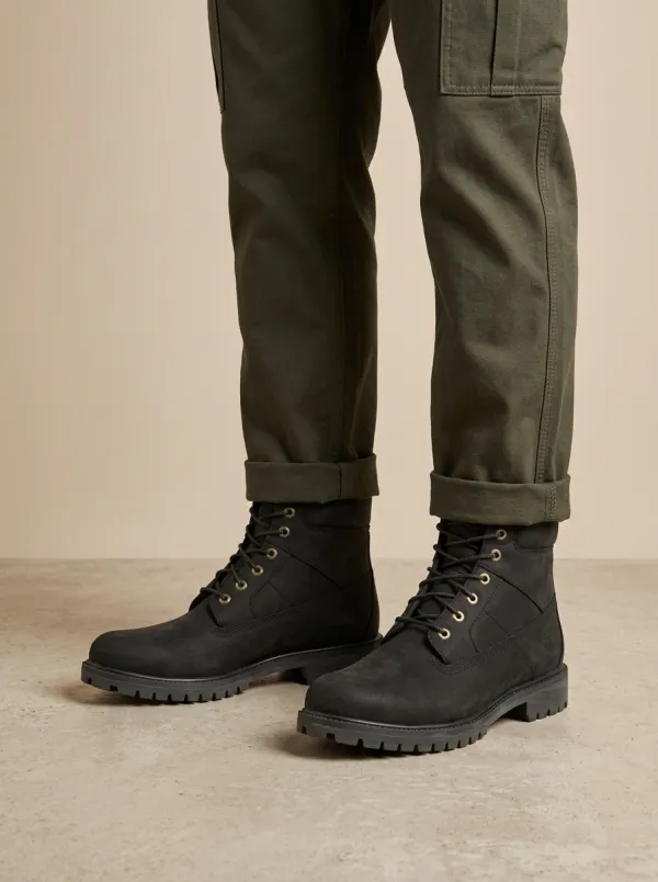 Unisex Modern Minimalist Print Work Boots