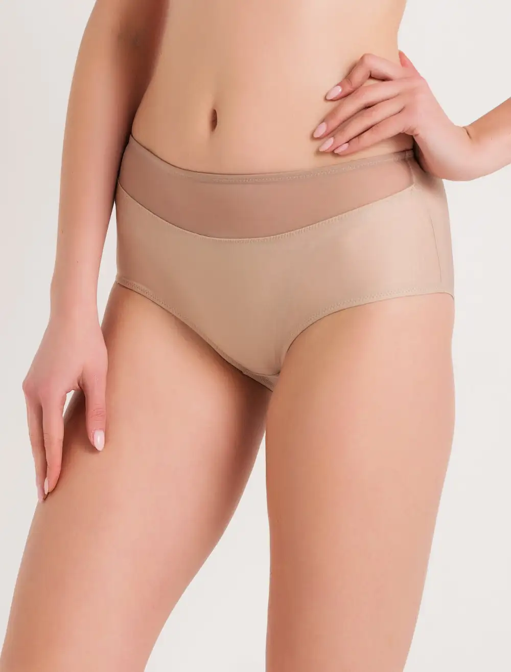 Soft High Waist Hipster Panties
