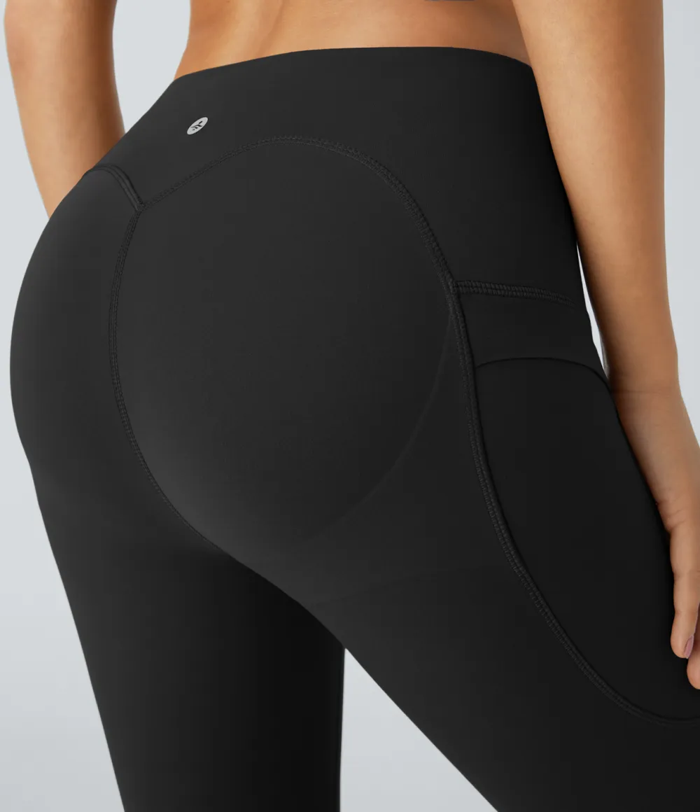 SoCinched High Waisted Butt Lifting Tummy Control Side Pocket Shaping Yoga UltraSculpt Leggings