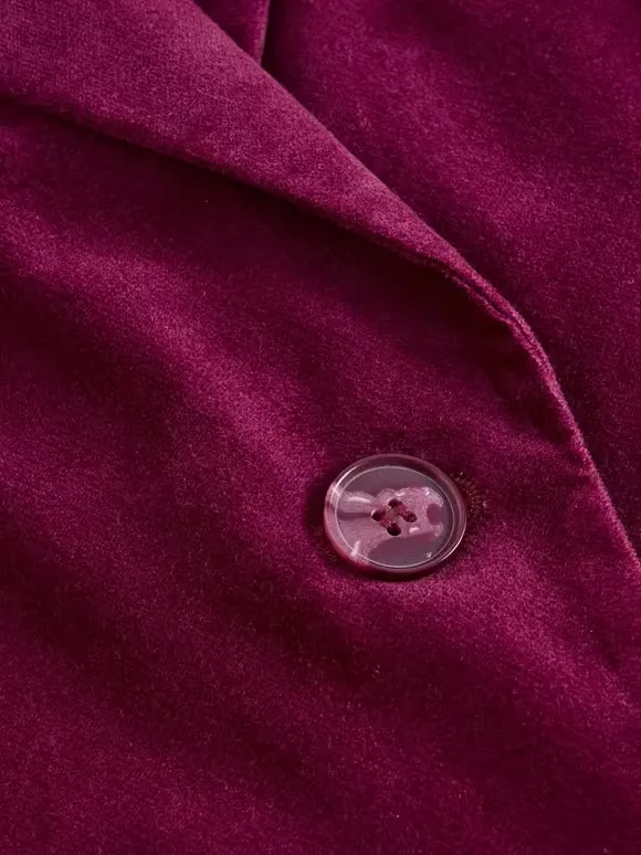Various Colors Velvet Coat