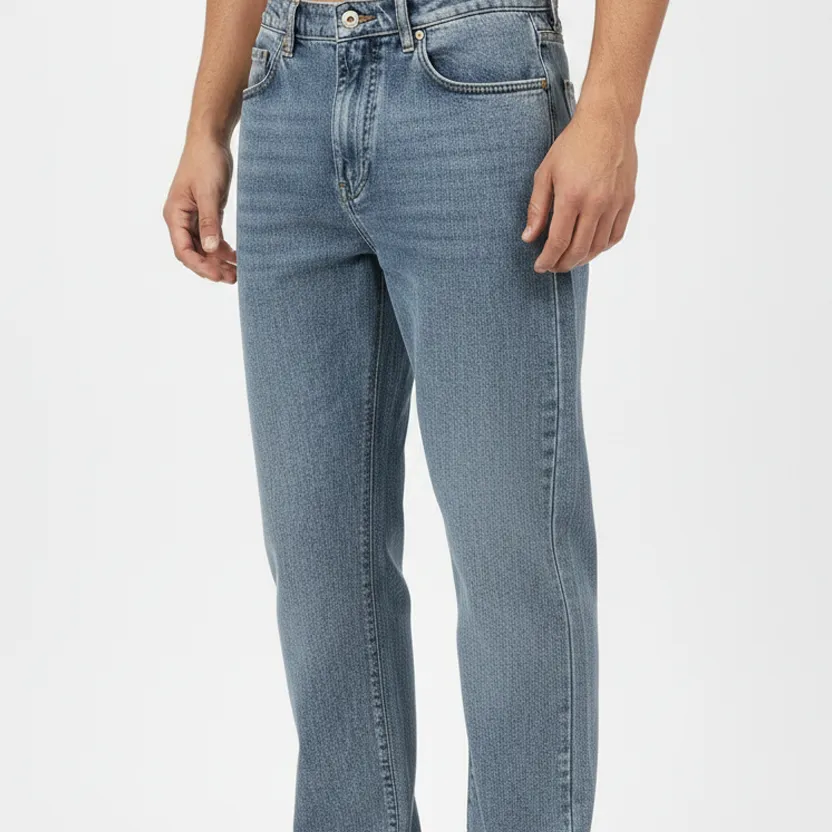 Loose Fit Five Pocket Jeans
