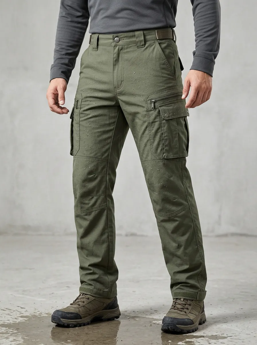Men's Clean-Line Multi-Pocket Quick-Dry Cargo Pants