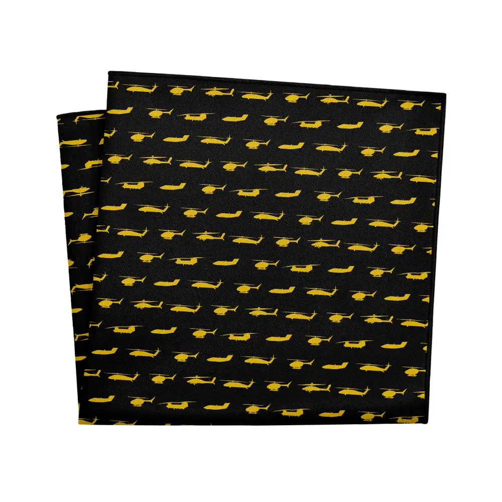 Graceful Polished Military Motif Pocket Square