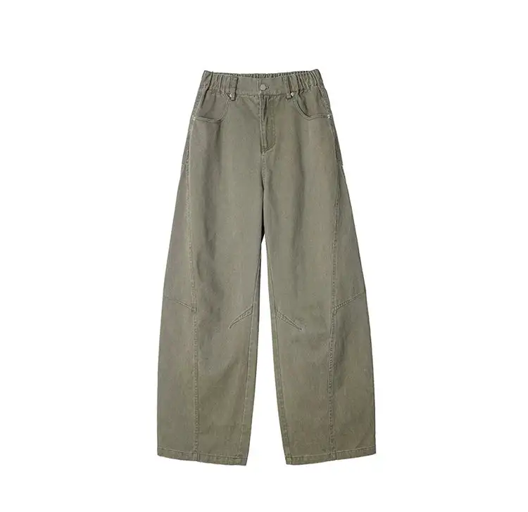 Workwear Ultra-Wide Faded Jeans