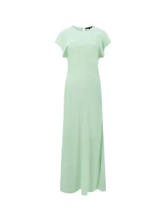 Exquisite Solid Color Elegant Satin Dress