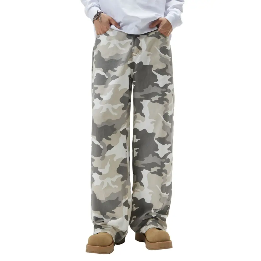 Camouflage Denim Jeans