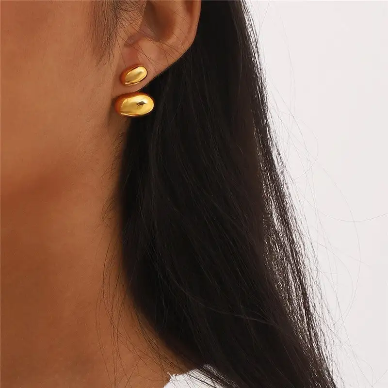 Stainless-Steel Stud Earrings