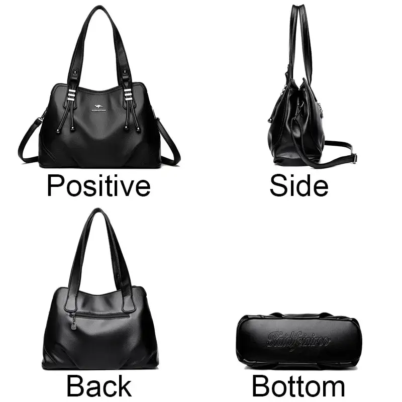 Modern Softness: Minimalist Soft Leather Handbag