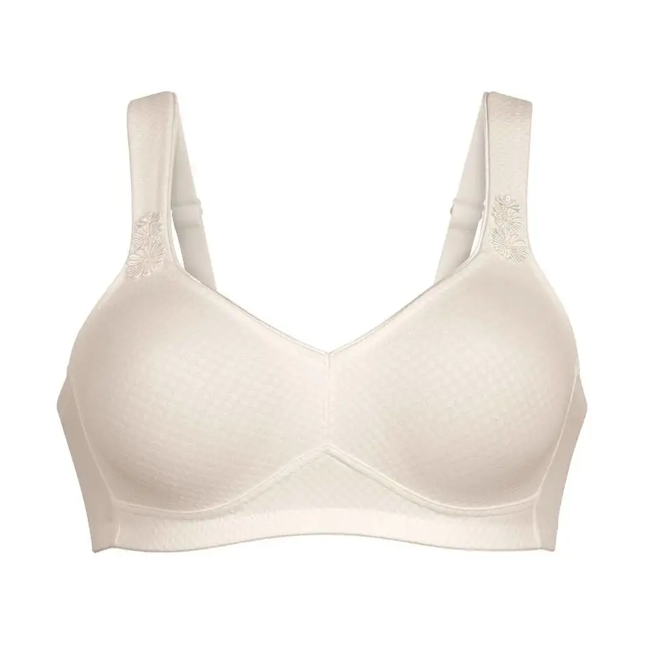 Women's Wireless Molded Seamless Jacquard Fuller Bust Bra