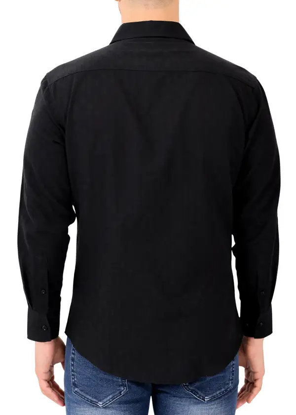 Relaxed Fit Button Up Dress Shirt