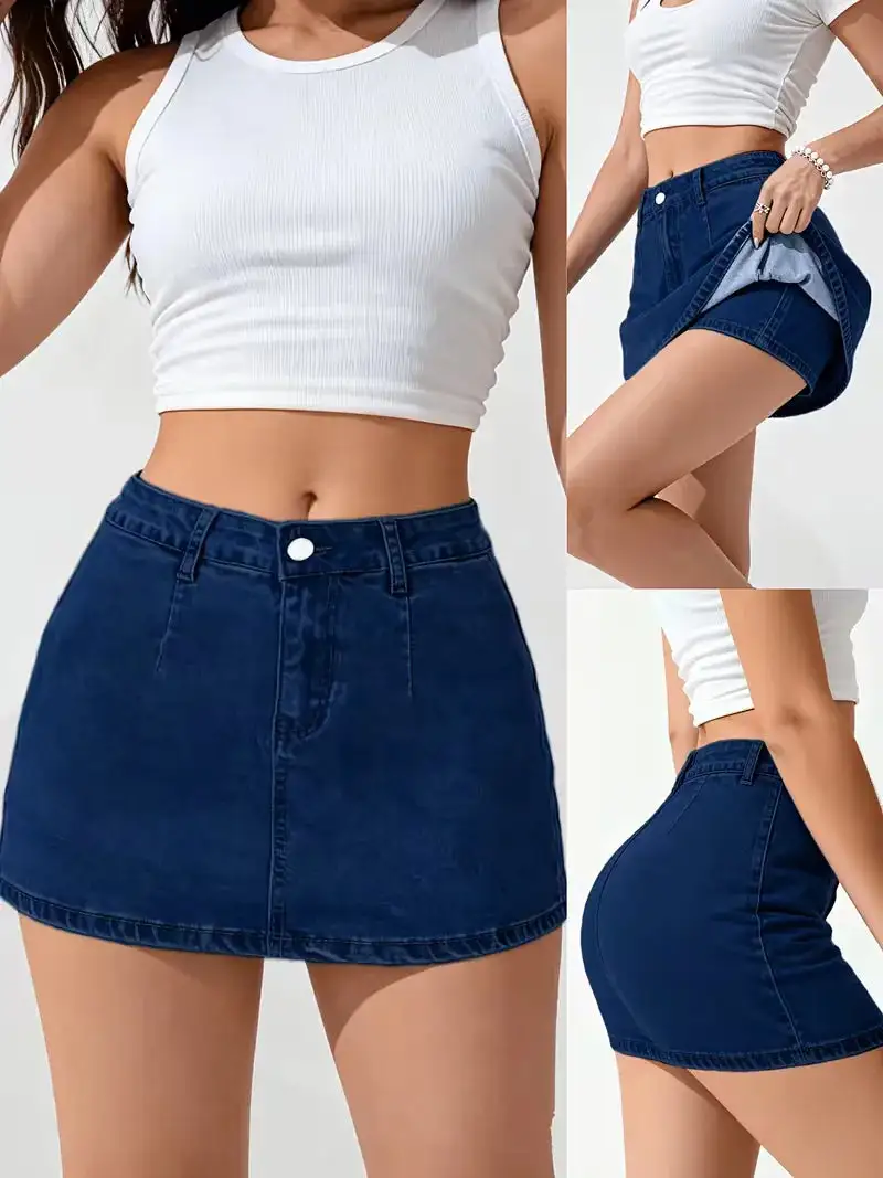 Relaxed High Waist Everyday Skirt