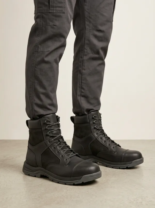 Men's Tactical Topographic Pattern Work Boots