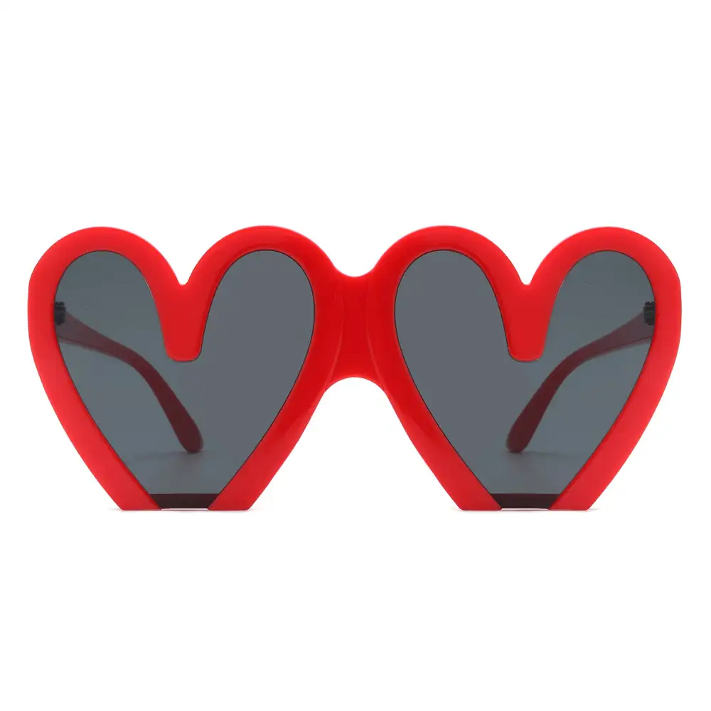 Heart Shaped Oversized Party Sunglasses
