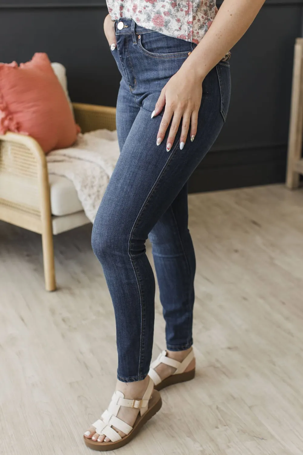 High-Rise Skinny Clean Finish Jeans
