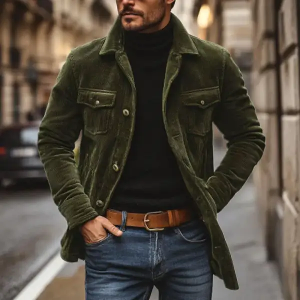 Textured Corduroy Jacket