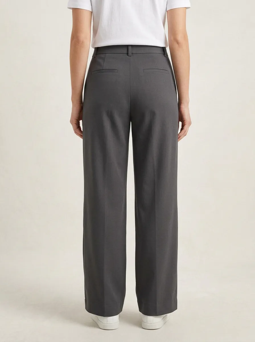 Women's Tailored Wide-Leg Trousers