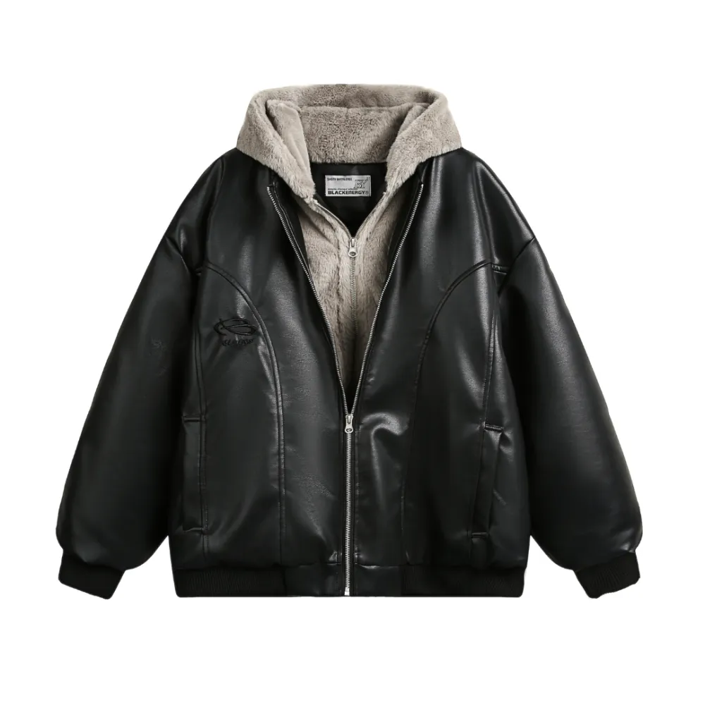 Two Layer Leather Jacket
