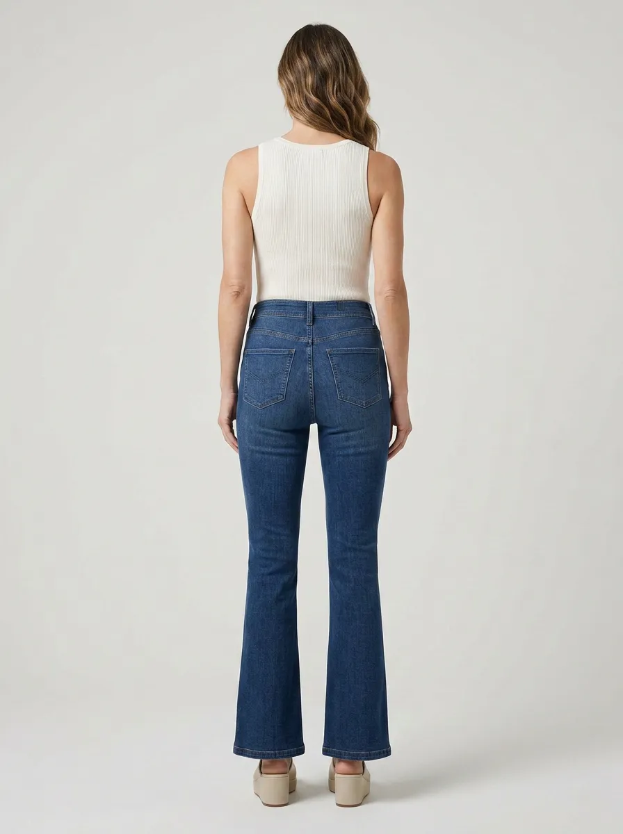 Women's High Waist Casual Denim Jeans