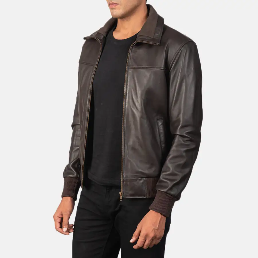 Men's Bomber Leather Jacket