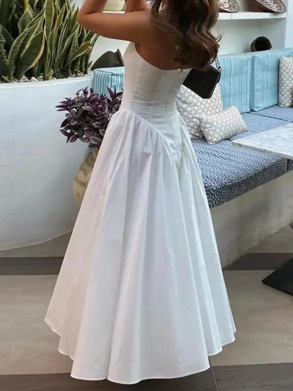 Halter Neck Maxi Dress