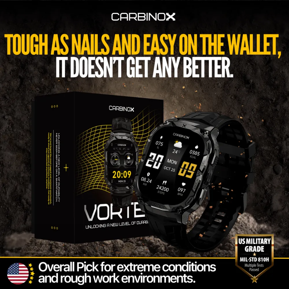 Carbinox Vortex – Durable Smartwatch