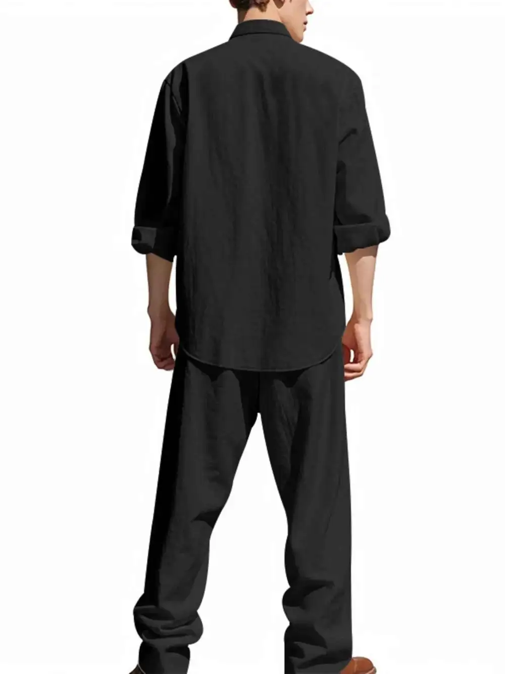 Button Up Shirt and Pants Set