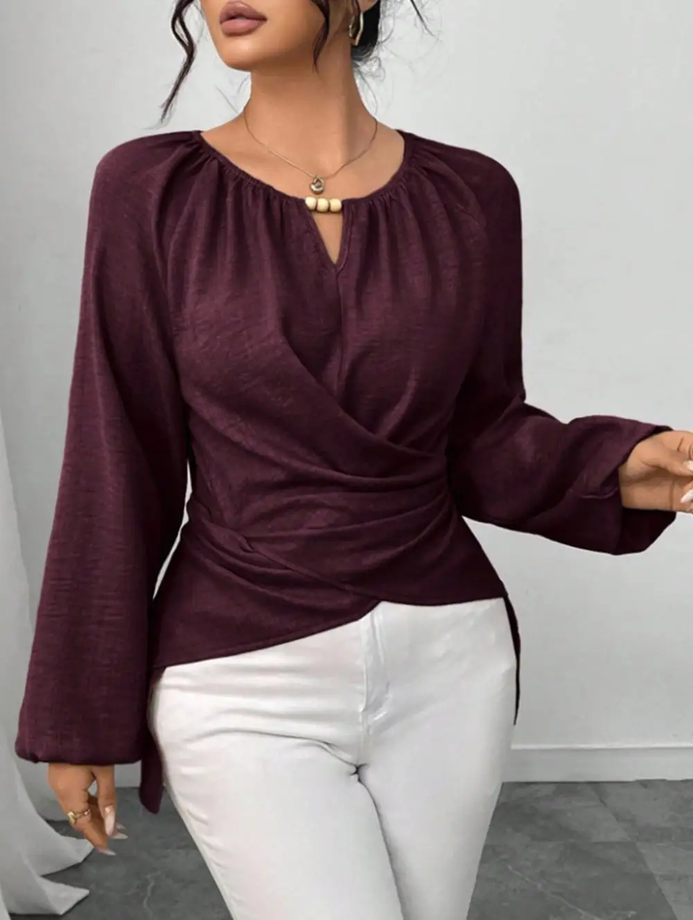 Lightweight Easy Drape Blouse