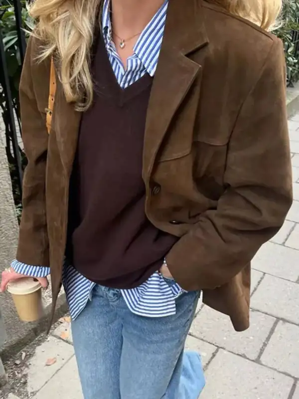 Everyday Button Up Long Sleeve Outerwear