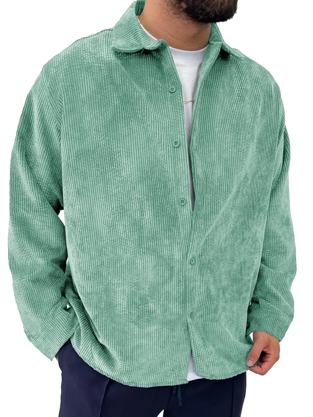 Modern Corduroy Long Sleeve Shirt