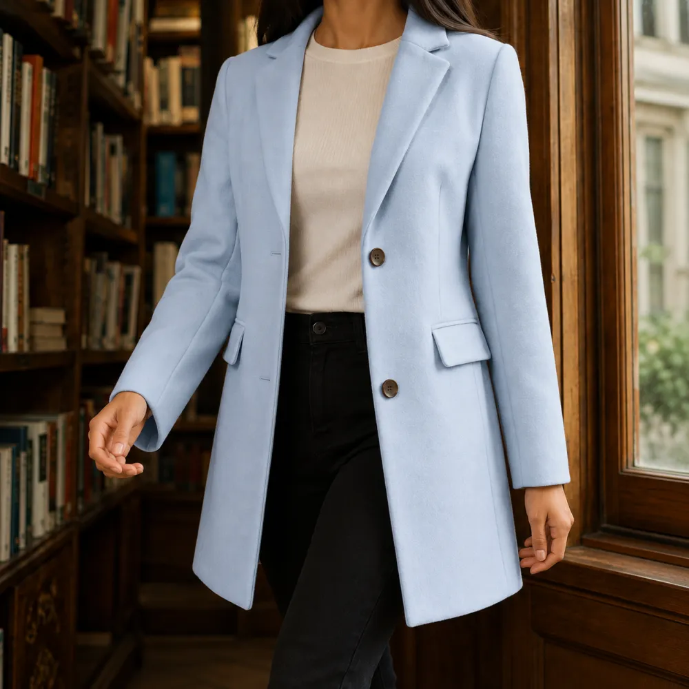 Tailored Notched Lapel Jacket