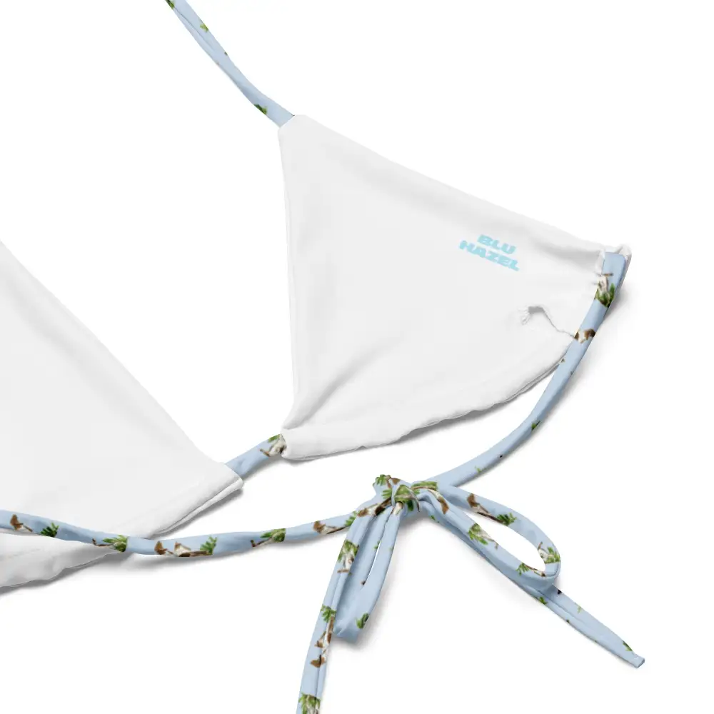 Lagoon Print String Bikini
