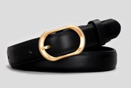 Practical Leather Look Waist Belt
