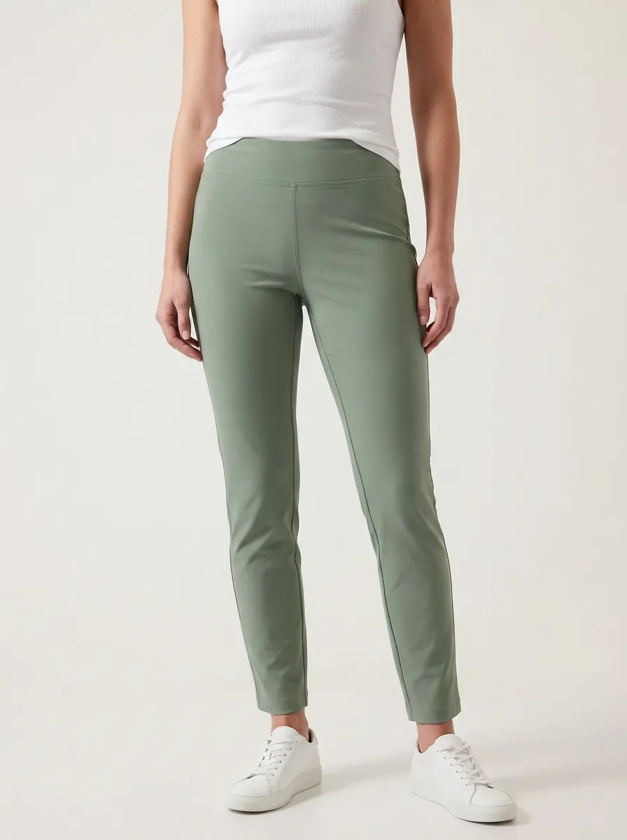 Daily Mid-Rise Stretch Pants