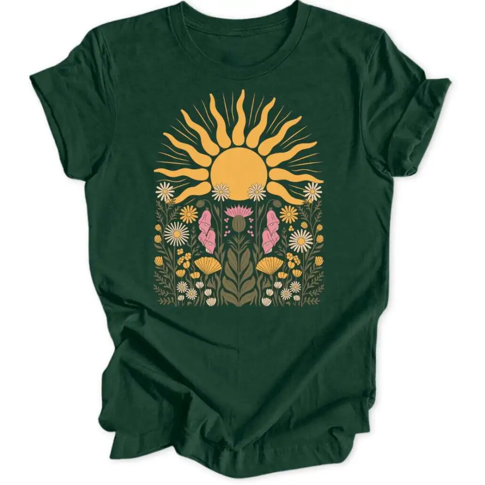 Folky Sun Unisex T-Shirt