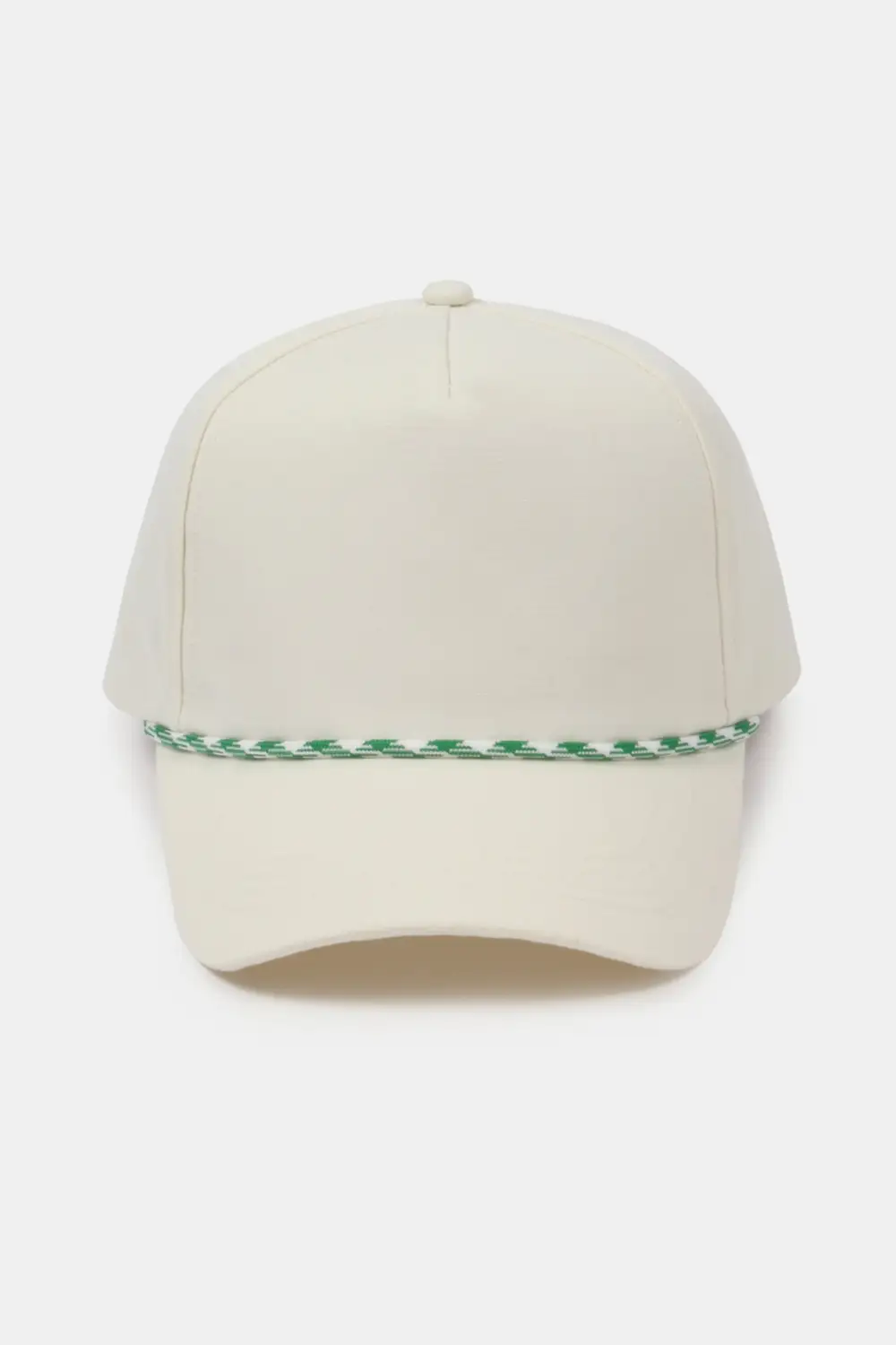 Five Panel Canvas Rope Detail Panel Baseball Cap