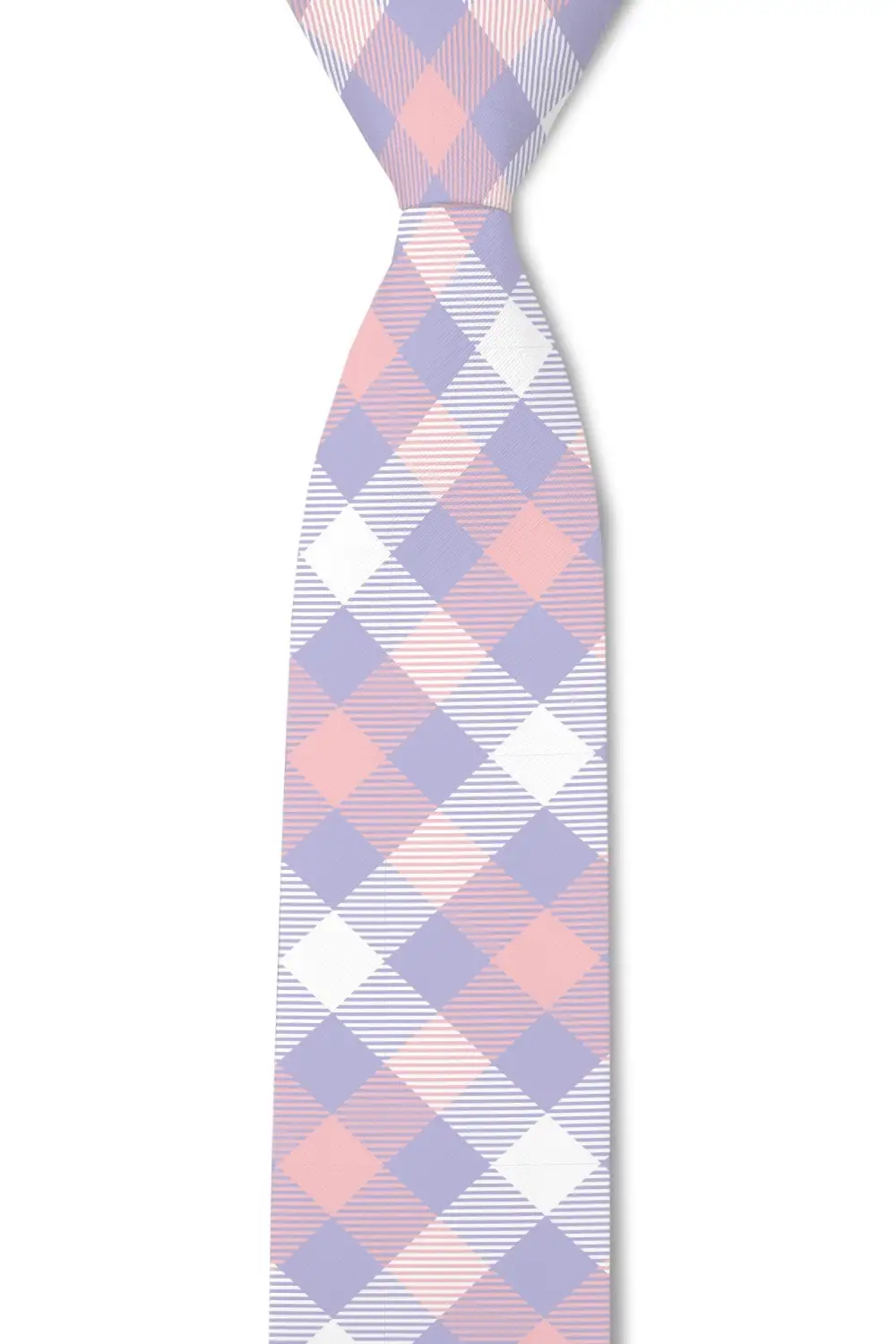 Plaid Pattern Necktie