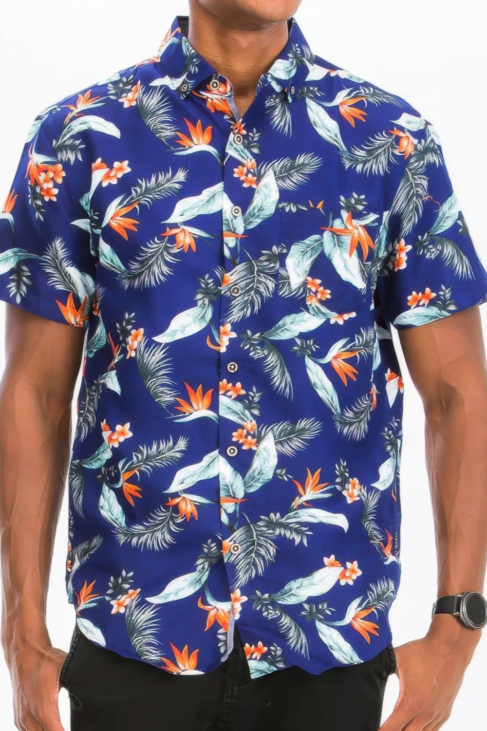 Men's Print Button-Down Shirt
