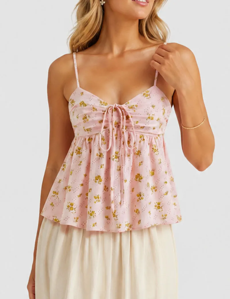 Boho Neck Cami Top