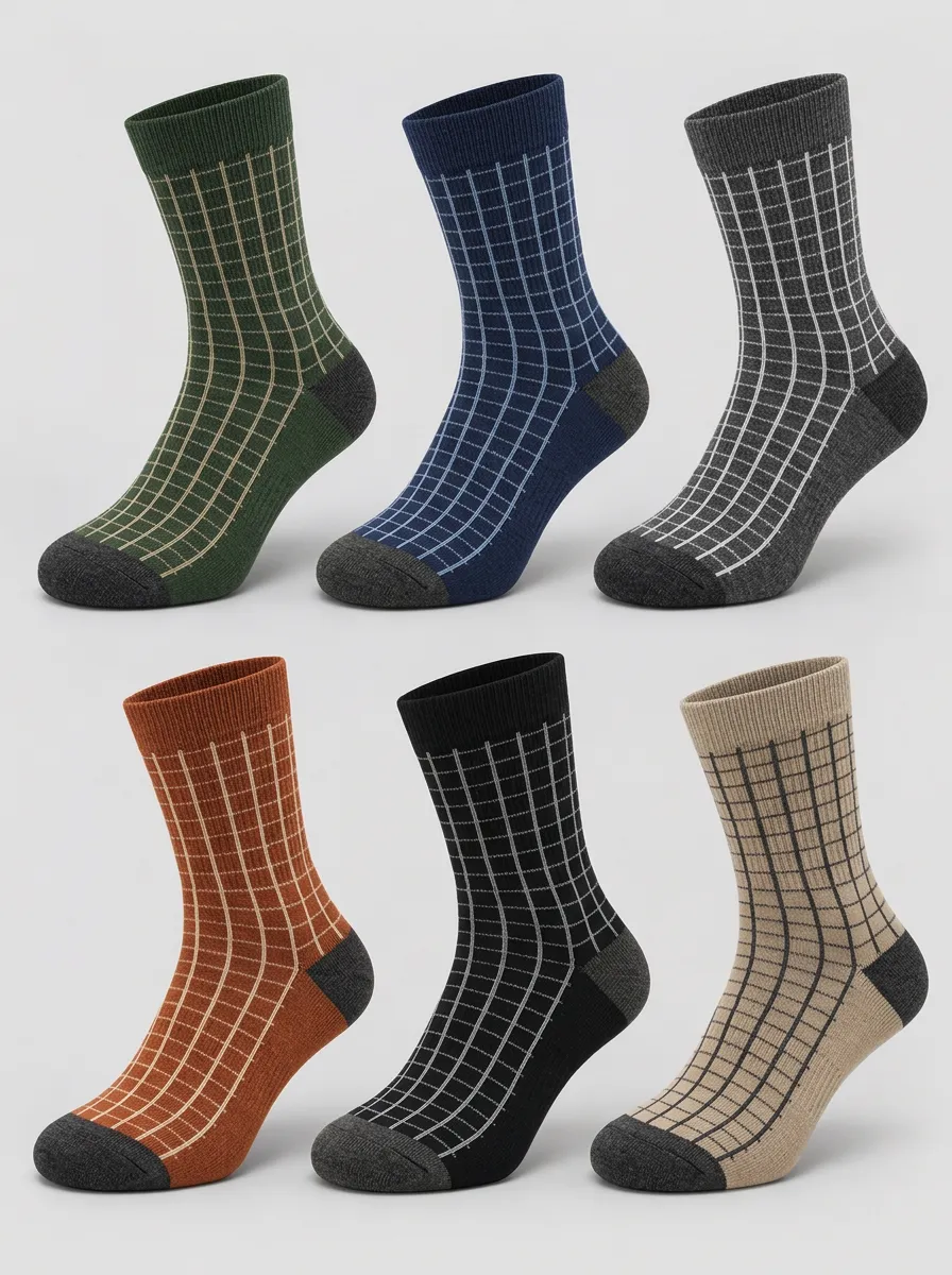 Men's Ridge Grid Socks 6-Pack