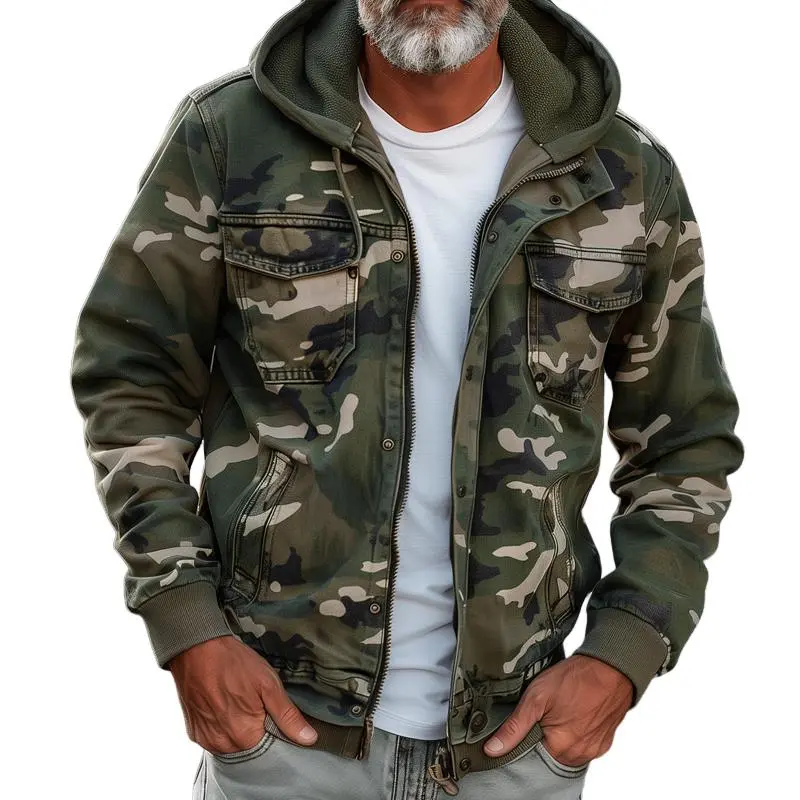 Utility Pocket Camo Jacket